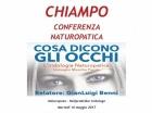 conferenza naturopatia - IRIDOLOGIA E NATUROPATIA